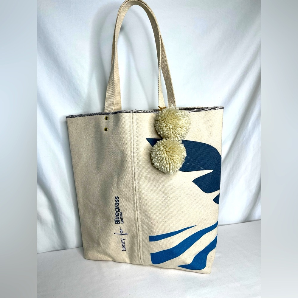 NWOT- Henry Brown Canvas Tote Bag